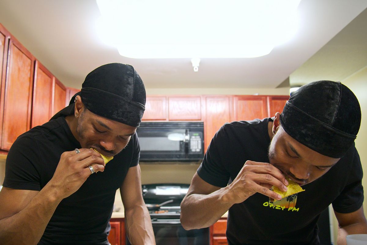 John and Jevon in “You Are What You Eat: A Twin Experiment” (Photo courtesy of Netflix)