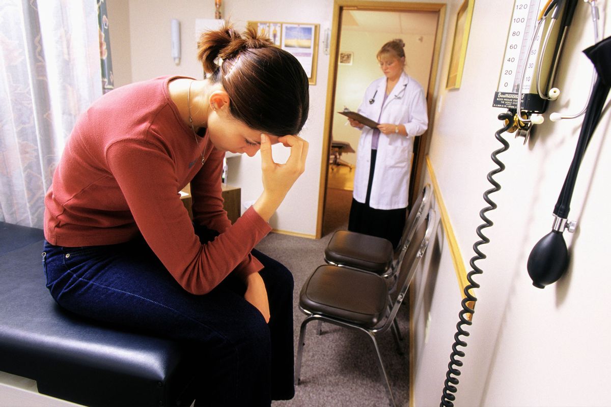 Young Woman in a Doctor's Office (Getty Images/Ron Nickel)