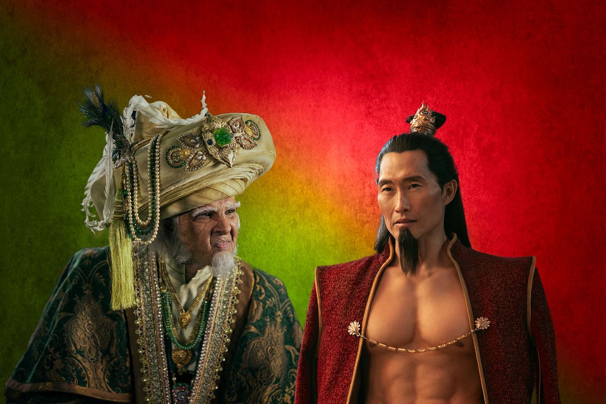 Utkarsh Ambudkar as King Bumi and Daniel Dae Kim as Fire Lord Ozai in Netflix's "Avatar: The Last Airbender" (Photo illustration by Salon/Getty Images/Netflix)