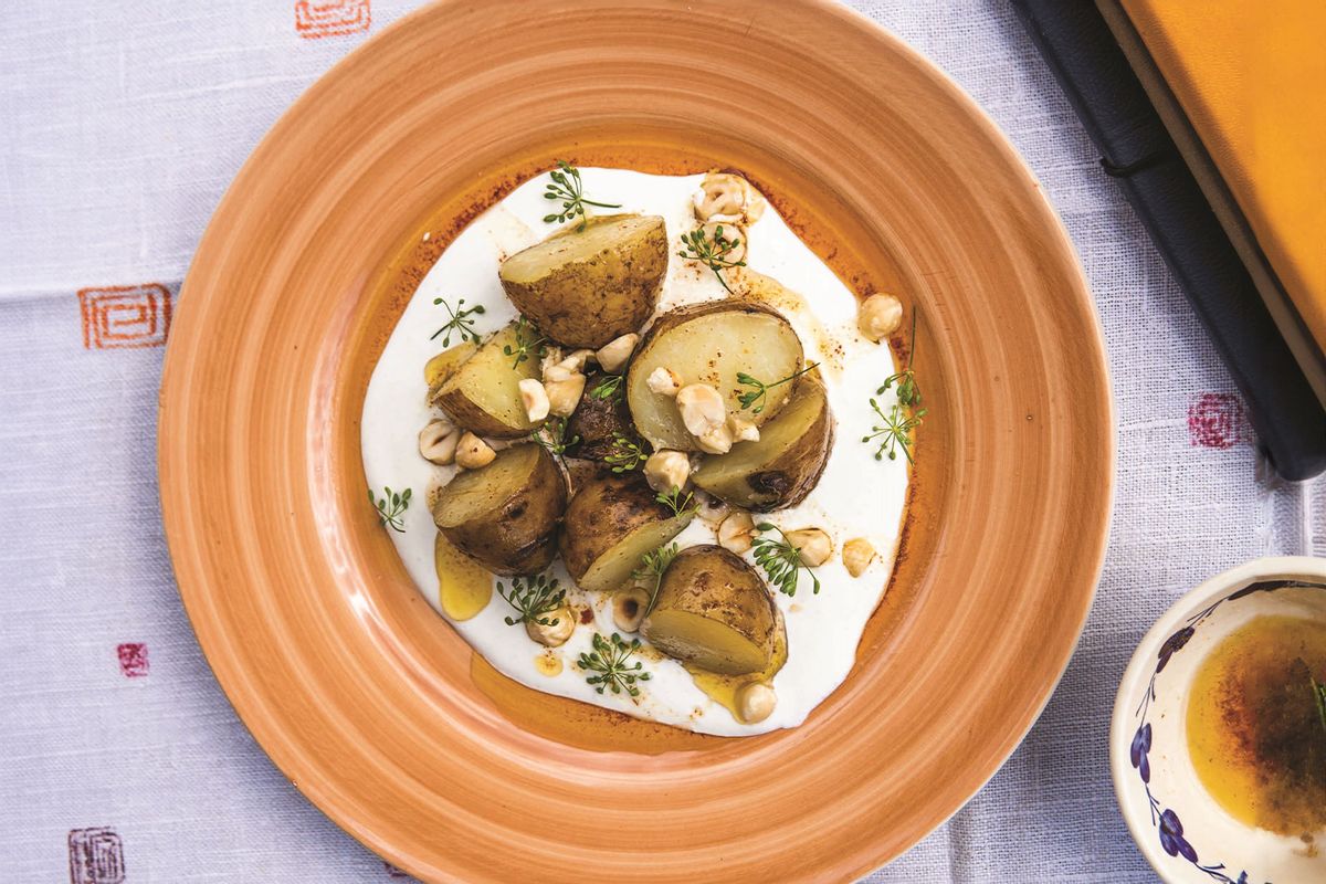 Baby Potatoes and Whipped Twaróg (Photo courtesy of Michal Korkosz/The Experiment)