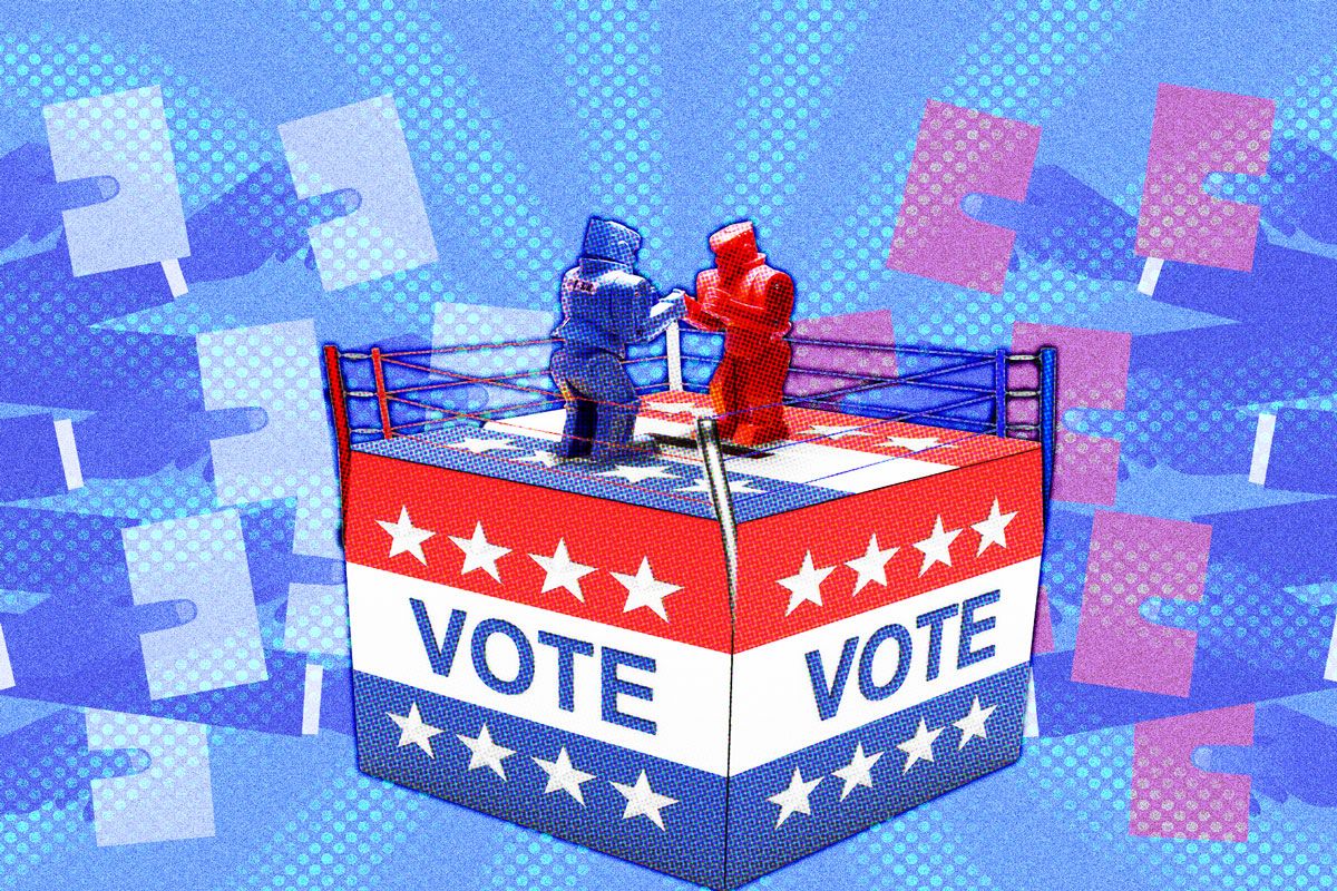 Fight Over The Ballot Box (Photo illustration by Salon/Getty Images)