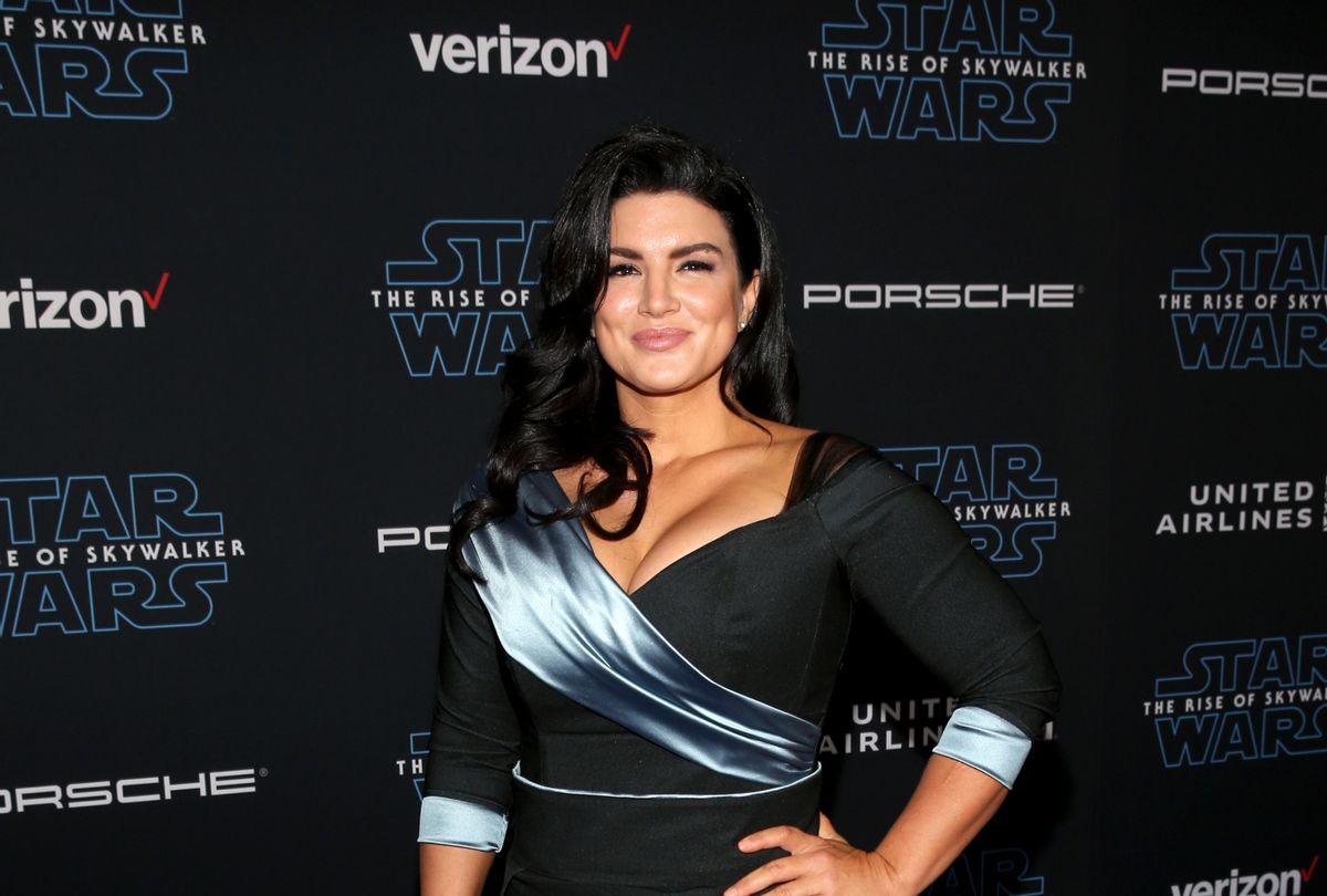 Gina Carano arrives for the World Premiere of "Star Wars: The Rise of Skywalker", the highly anticipated conclusion of the Skywalker saga on December 16, 2019 in Hollywood, California. (Jesse Grant/Getty Images for Disney)