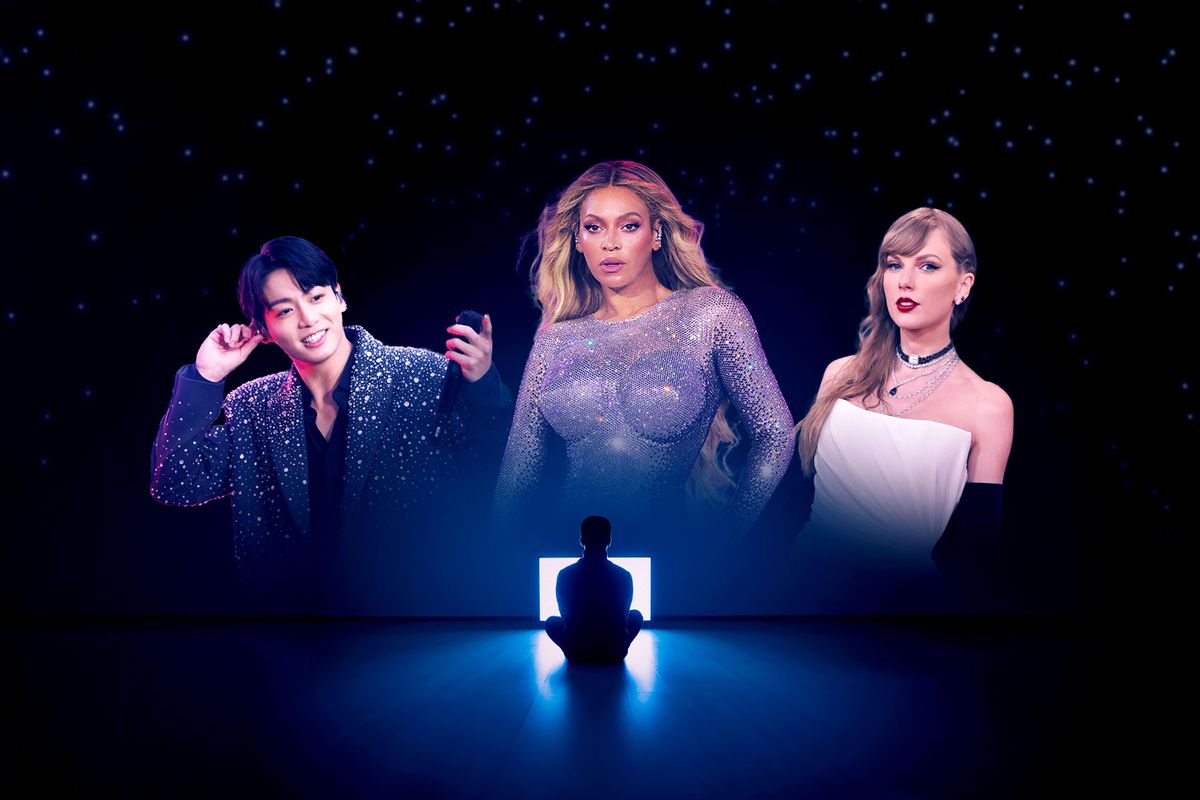Jungkook, Beyoncé and Taylor Swift (Photo illustration by Salon/Getty Images)