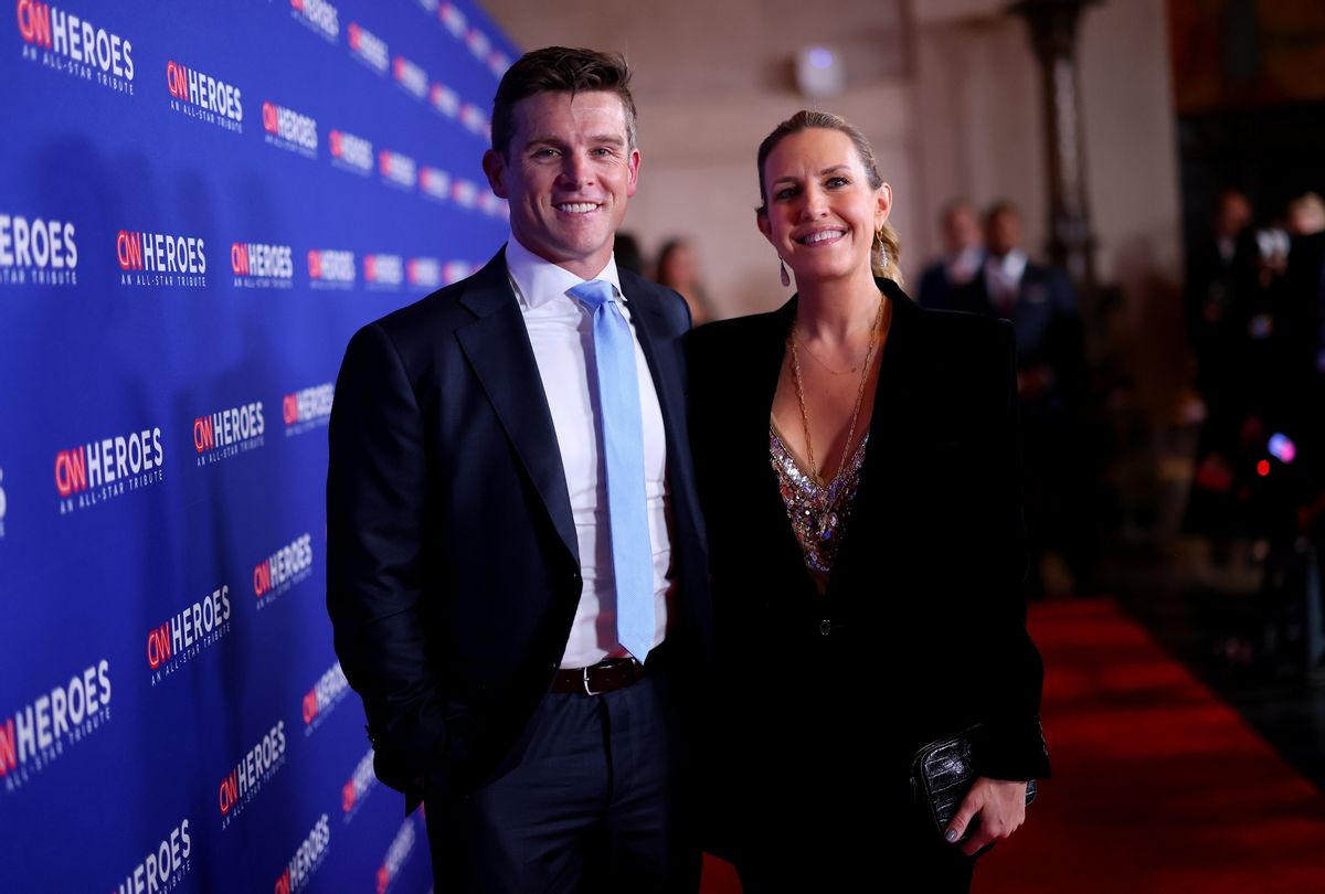 Phil Mattingly and Poppy Harlow attend 17th Annual CNN Heroes: An All-Star Tribute at The American Museum of Natural History on December 10, 2023 in New York City (Mike Coppola/Getty Images for CNN)