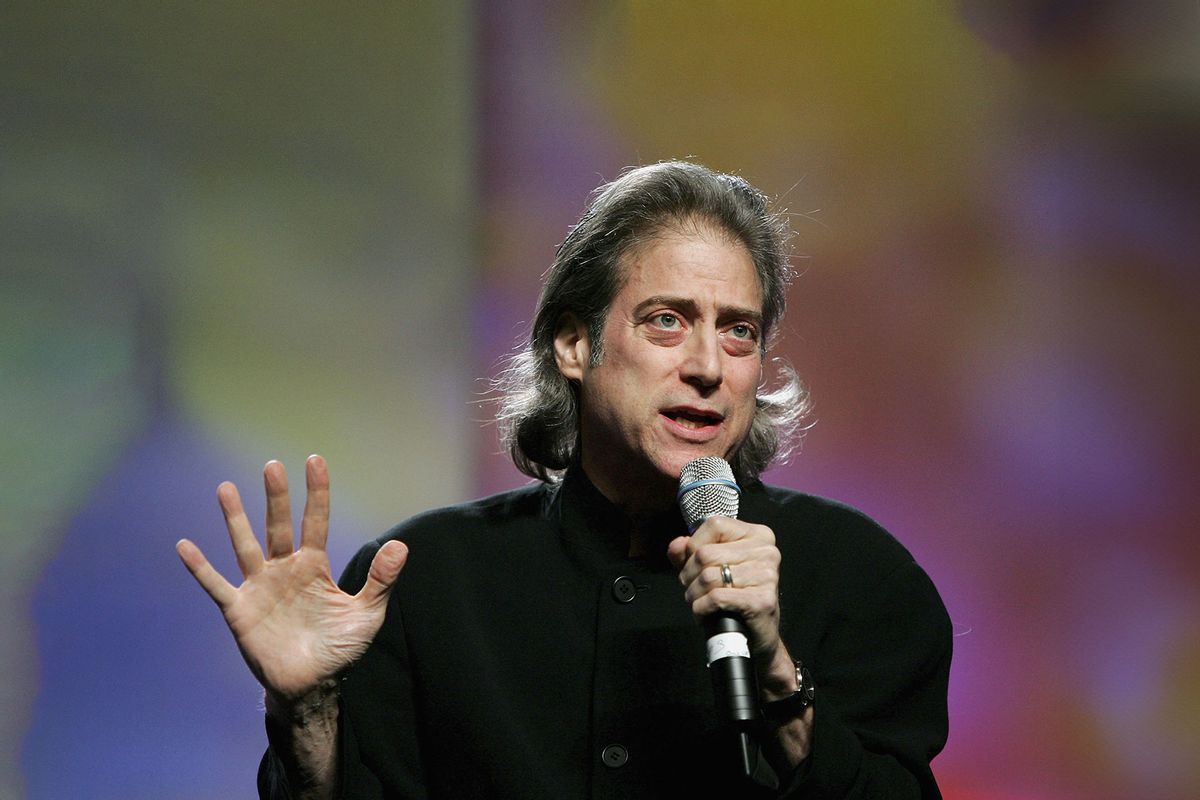 Comedian/actor Richard Lewis hosts the Video Software Dealers Association's award show on July 27, 2005 in Las Vegas, Nevada. (Ethan Miller/Getty Images)