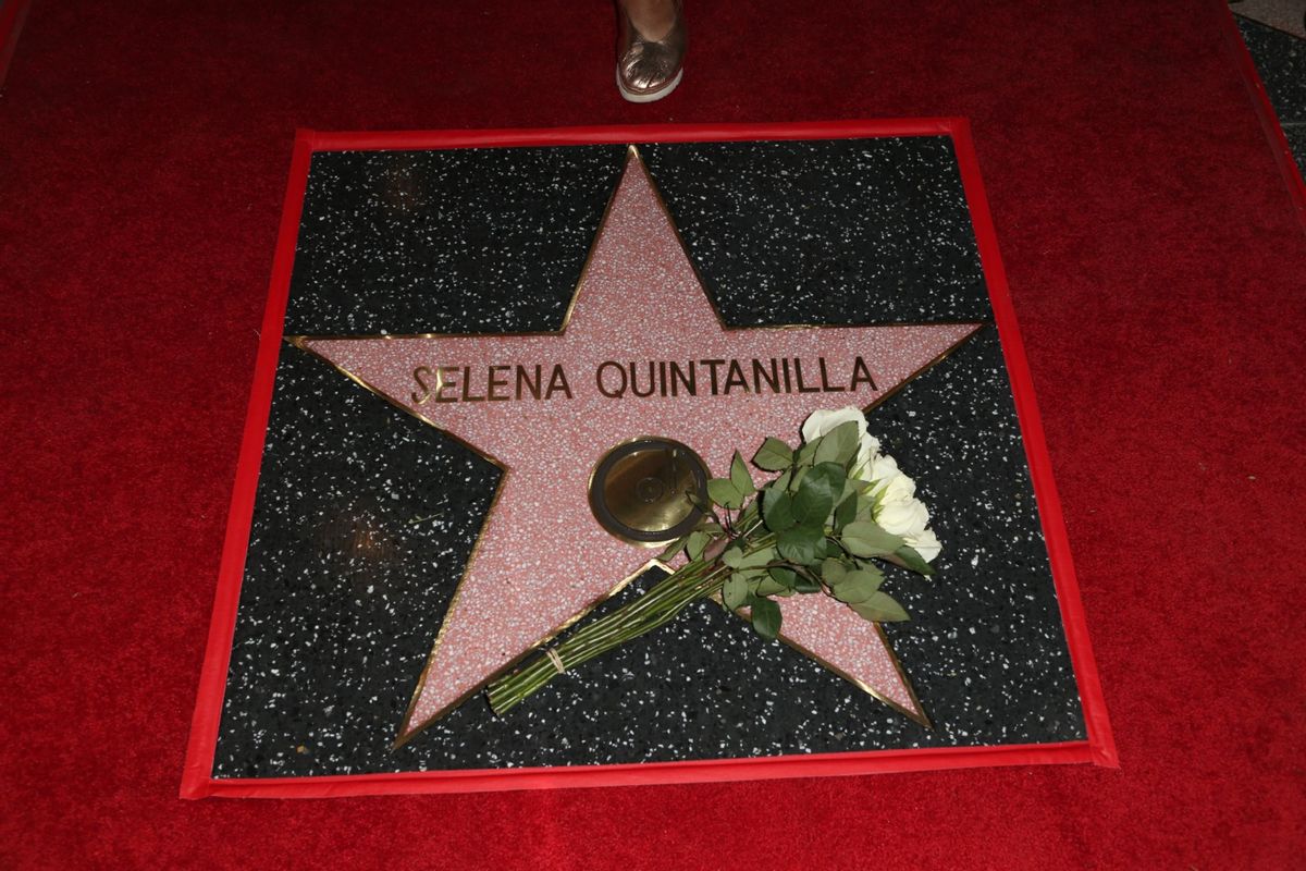 Selena Quintanilla posthumously honored with star on the Hollywood Walk of Fame, Los Angeles, Nov 3, 2017 (David Buchan/Variety/Penske Media via Getty Images)