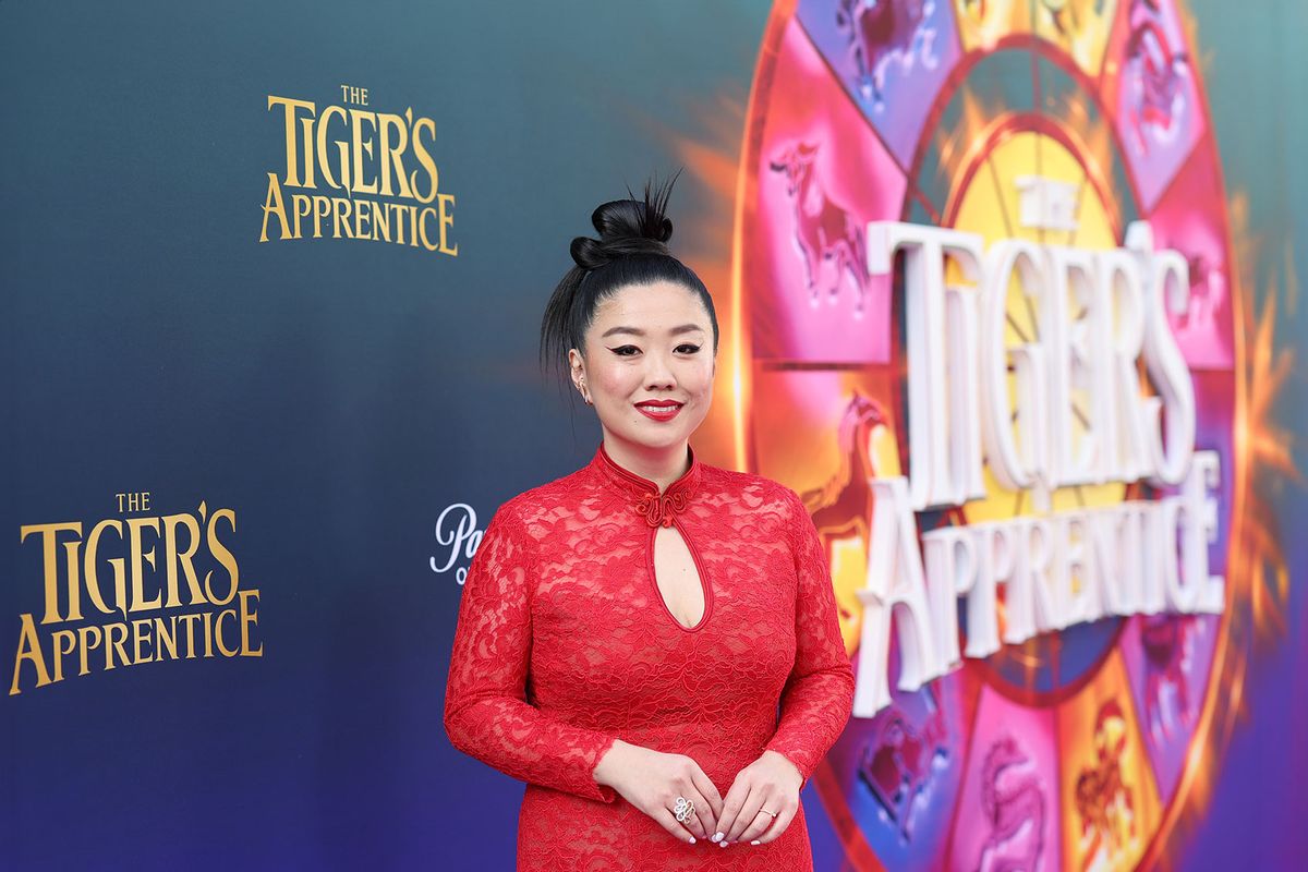 Sherry Cola attends the Global premiere of Paramount+'s "The Tiger's Apprentice" at Paramount Studios, Sherry Lansing Theatre on January 27, 2024 in Los Angeles, California. (Amy Sussman/GA/The Hollywood Reporter via Getty Images)