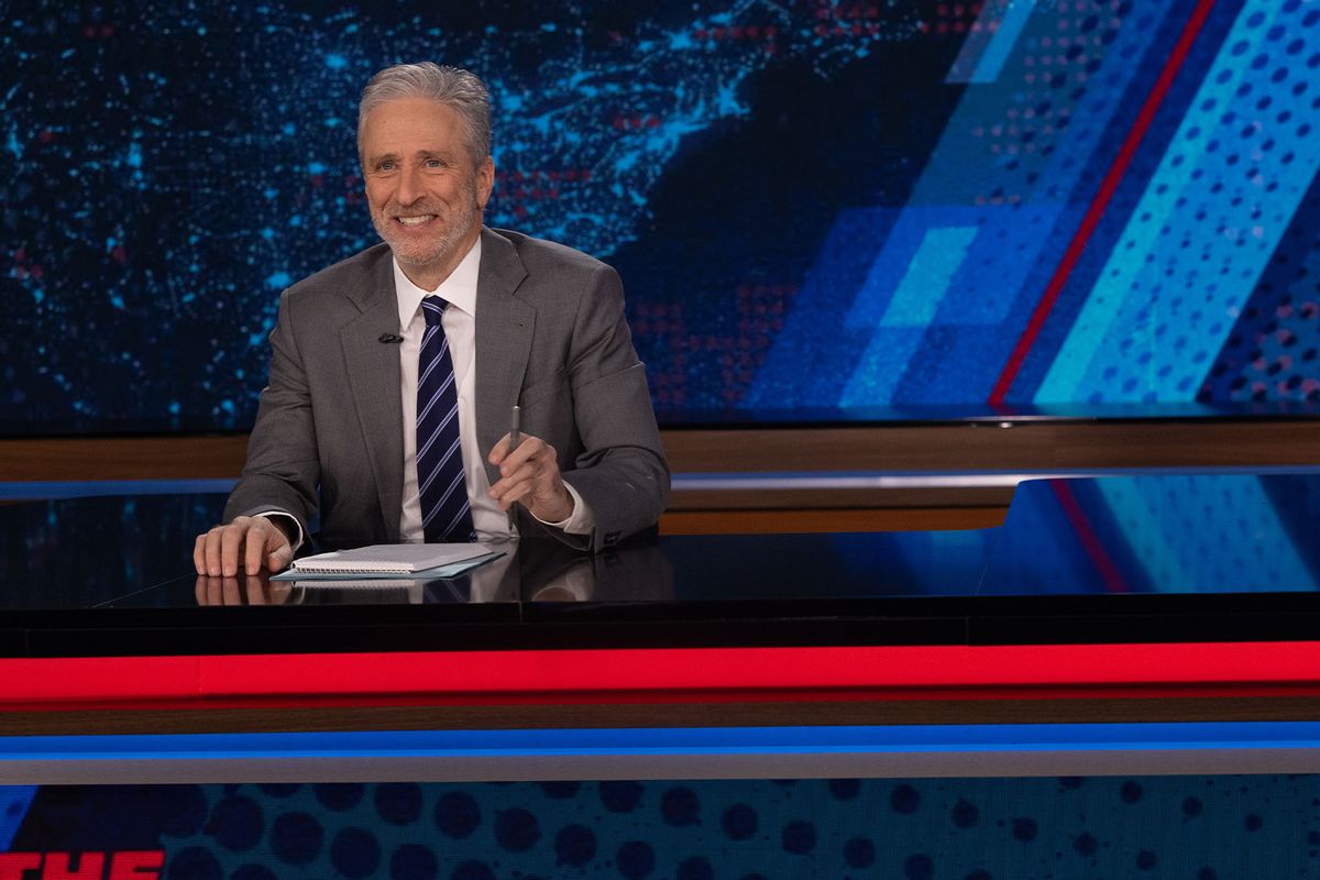 Jon Stewart on "The Daily Show" (Matt Wilson/Comedy Central)