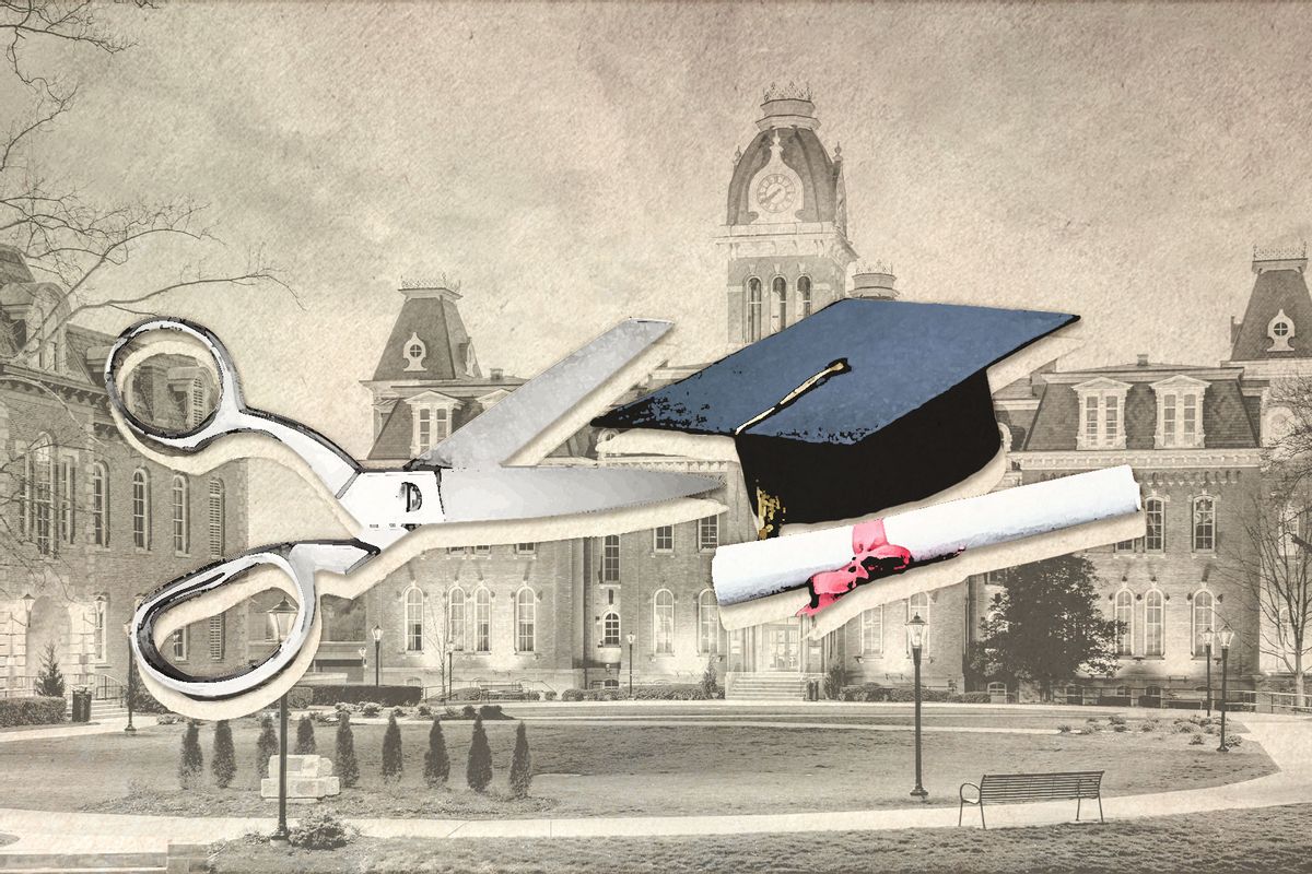 Cuts to higher education (Photo illustration by Salon/Getty Images)