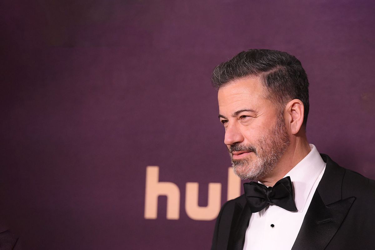 Talk show host Jimmy Kimmel attends the Walt Disney Company Emmy Awards party at Otium on January 15, 2024 in Los Angeles, California. (Michael Tullberg/FilmMagic/Getty Images)