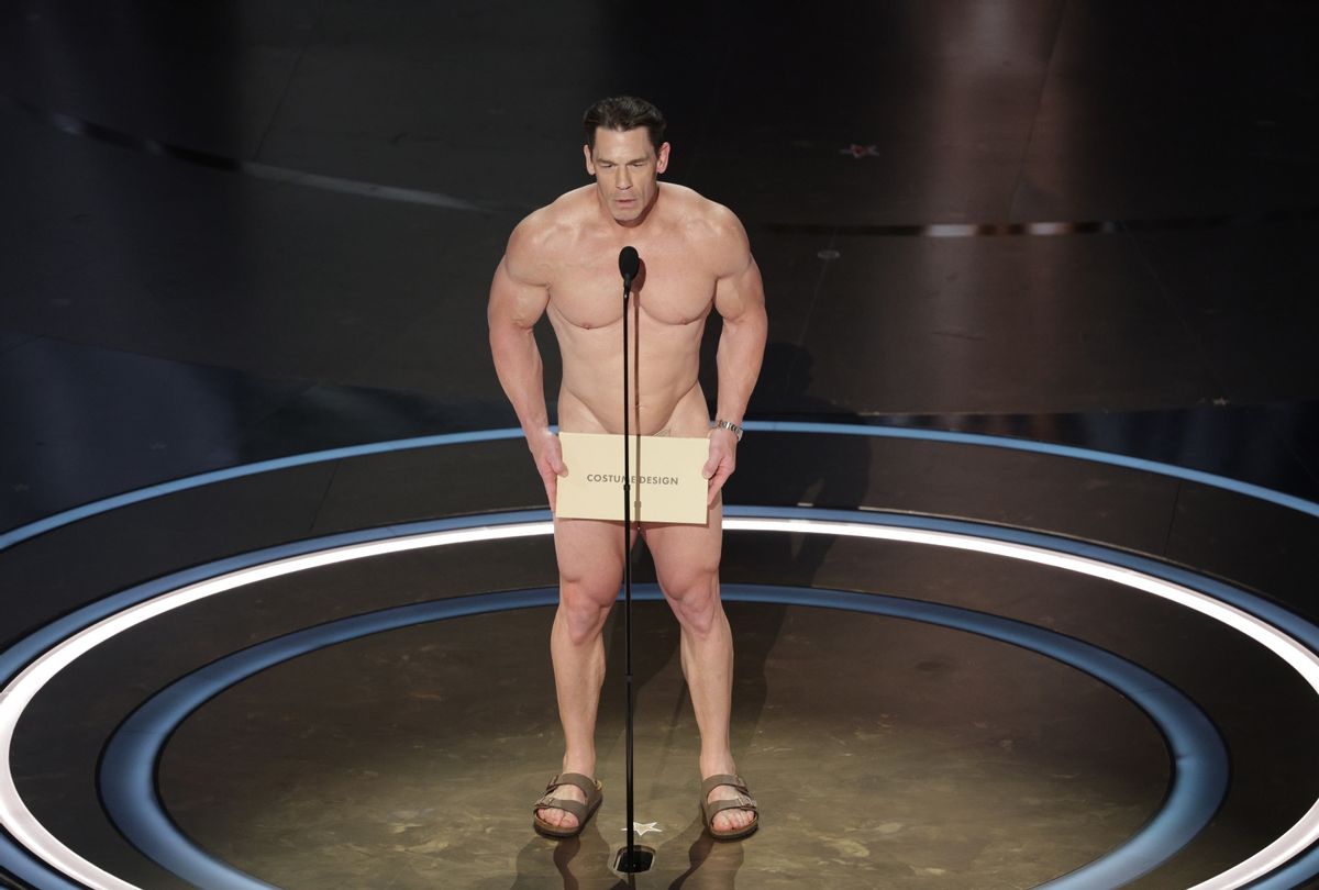 John Cena during the live telecast of the 96th Annual Academy Awards in Dolby Theatre at Hollywood & Highland Center in Hollywood, CA, Sunday, March 10, 2024 (Myung J. Chun / Los Angeles Times via Getty Images)