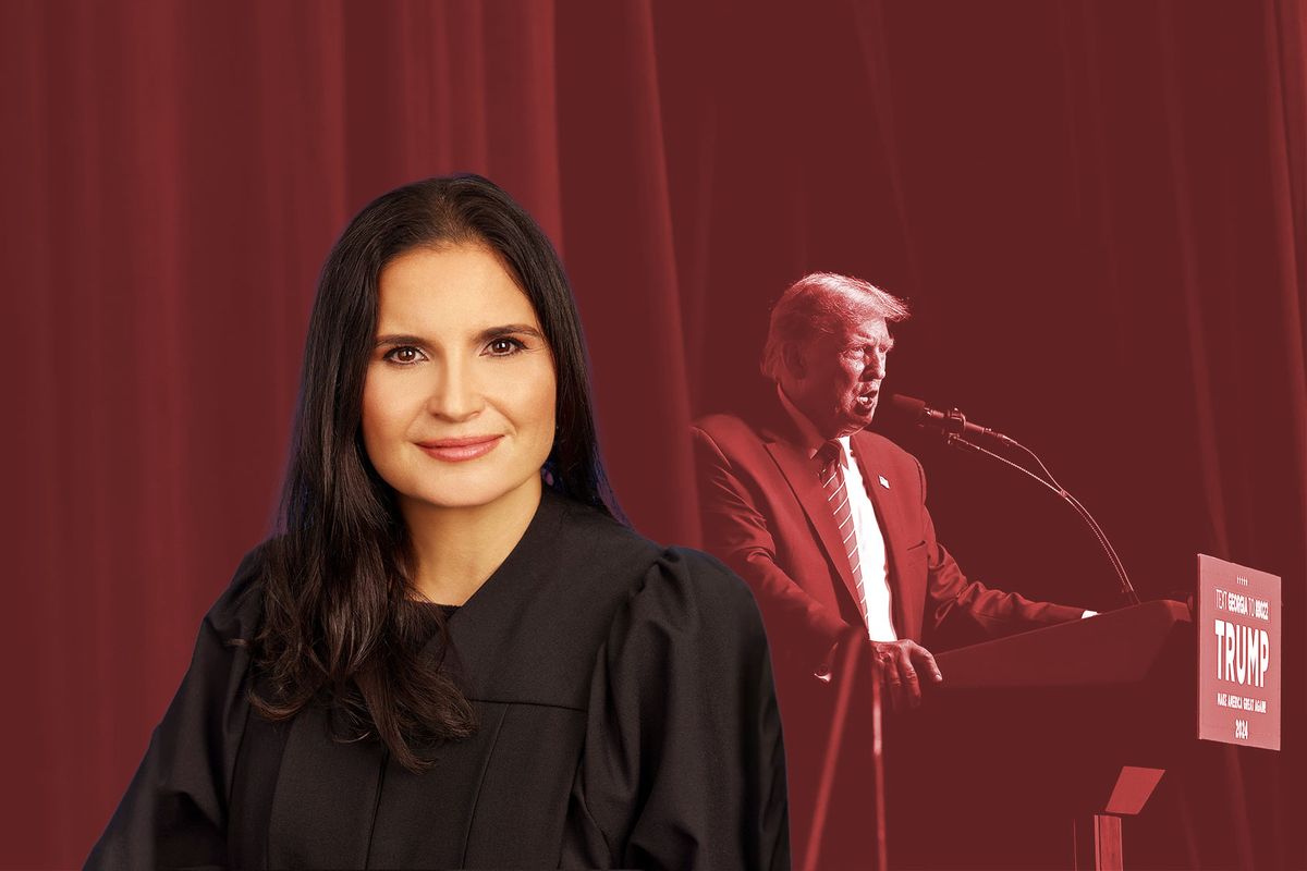 Judge Aileen Cannon and Donald Trump (Photo illustration by Salon/Getty Images/US District Court for the Southern District of Florida)