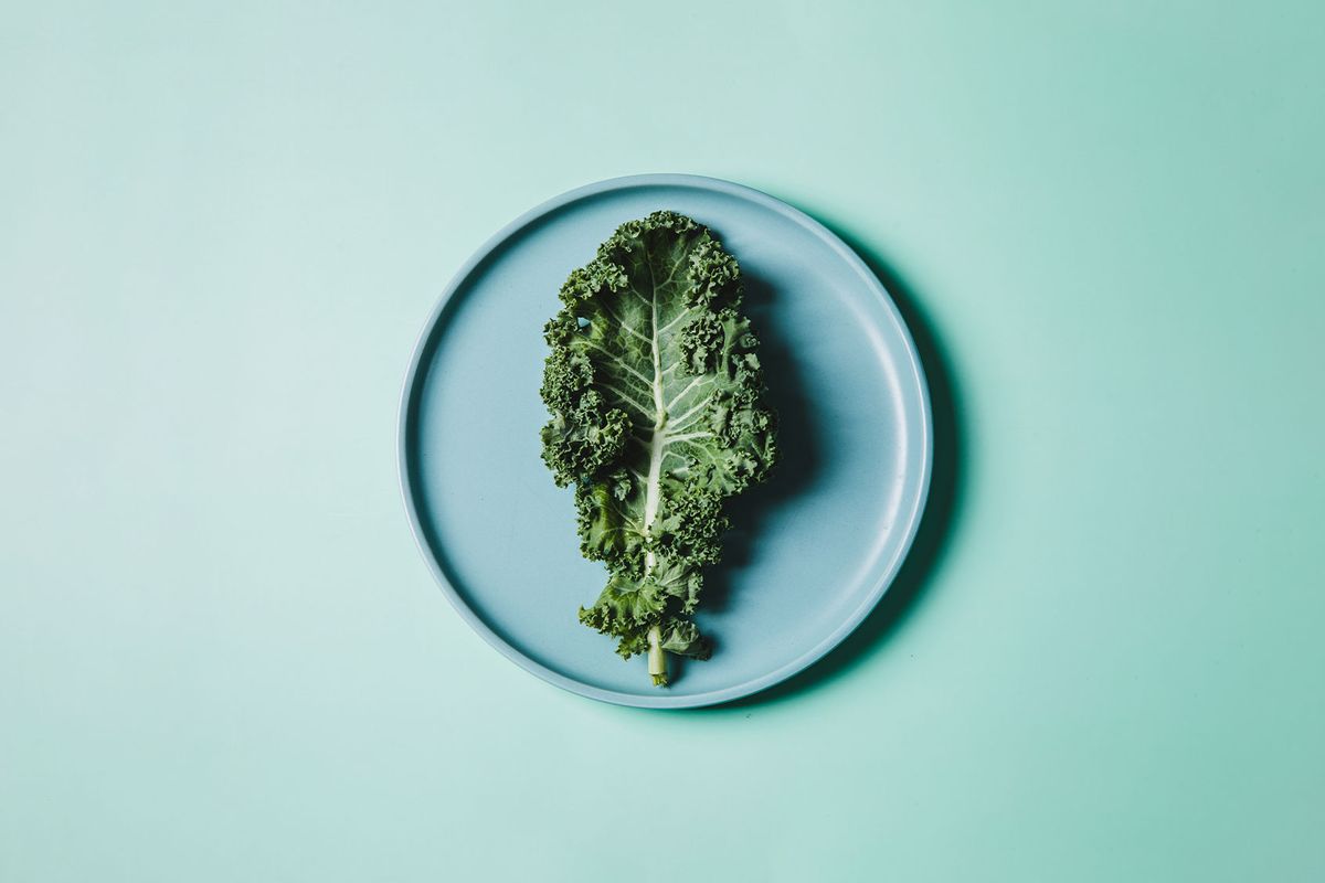 Kale on a plate (Getty Images/Kilito Chan)