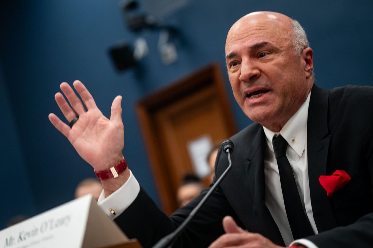 Kevin O'Leary, Chairman of O'Leary Ventures, testifies before the House Committee on Small Business during a hearing "Unleashing Main Street's Potential: Examining Avenues to Capital Access" at the Rayburn House Office Building on January 18, 2024 in Washington, DC. ( Kent Nishimura/Getty Images)