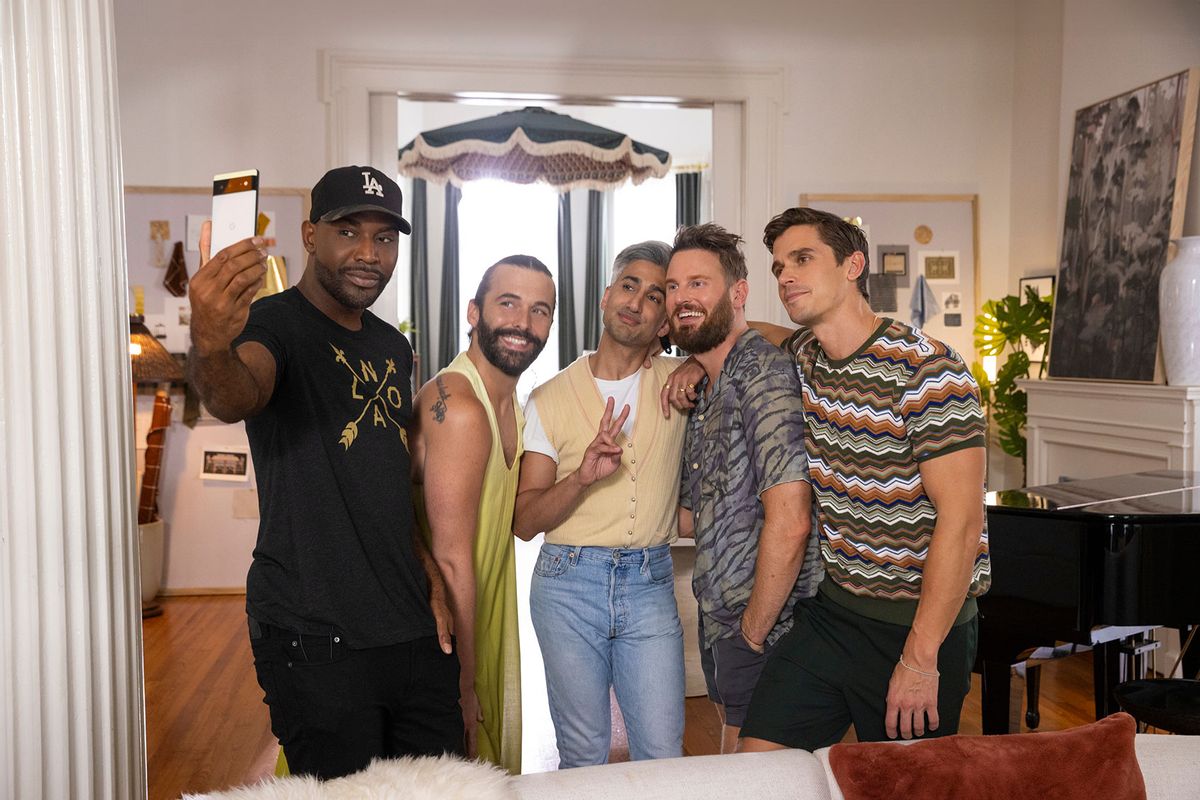 Karamo Brown, Jonathan Van Ness, Tan France, Bobby Berk, Antoni Porowski in season 8 of "Queer Eye" (Ilana Panich-Linsman/Netflix)