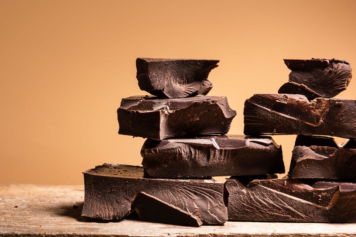 Heap of broken pieces of chocolate (Getty Images/HUIZENG HU)