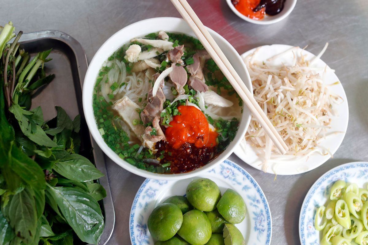 Bowl of Vietnamese noodle soup known as Pho. (Godong/Universal Images Group via Getty Images)