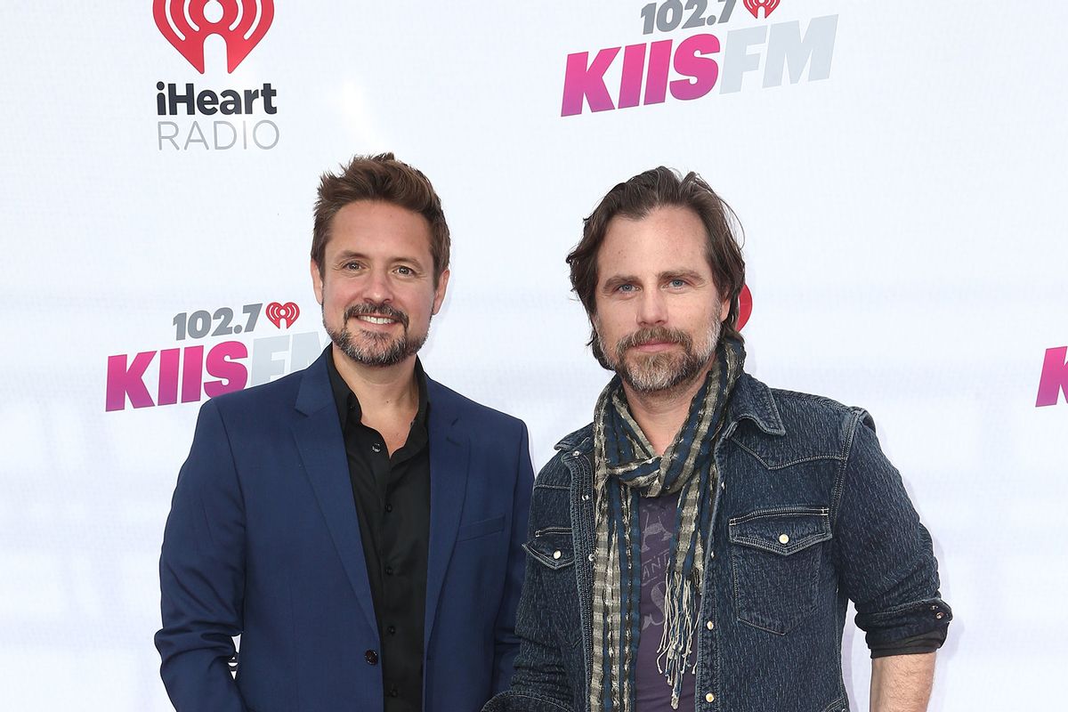 Will Friedle and Rider Strong attend the 2022 iHeartRadio Wango Tango at Dignity Health Sports Park on June 04, 2022 in Carson, California. (Tommaso Boddi/Getty Images for iHeartRadio)