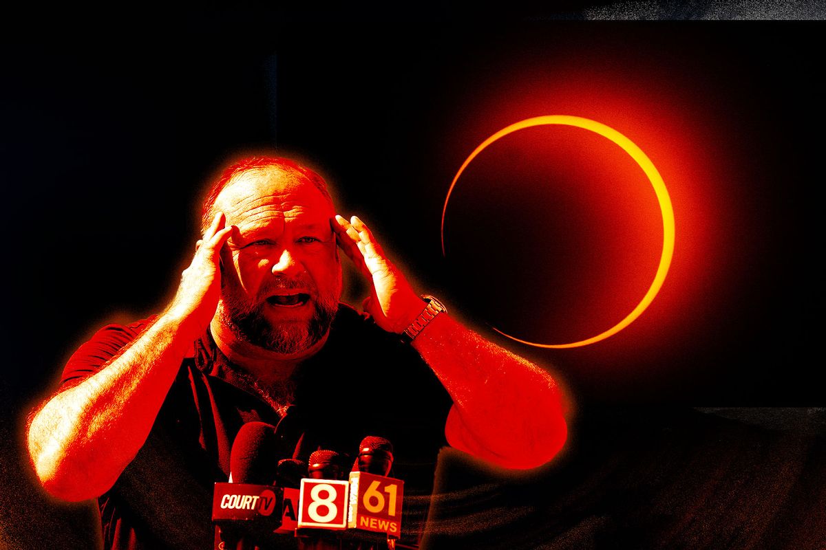 Alex Jones | Solar Eclipse  (Photo illustration by Salon/Getty Images)