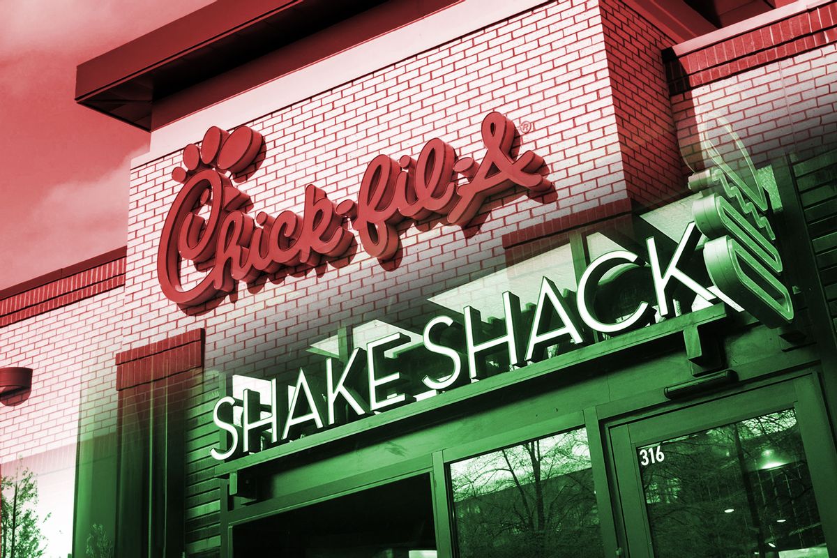 Chick-Fil-A and Shake Shack (Photo illustration by Salon/Getty Images)