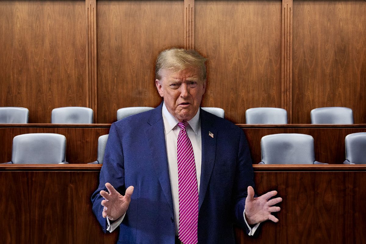 Donald Trump | Empty Jury Seats (Photo illustration by Salon/Getty Images)