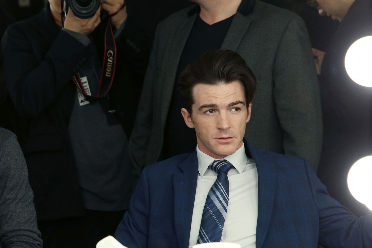 Drake Bell prepare backstage during The 3rd Annual Blue Jacket Fashion Show Benefitting The Prostate Cancer Foundation at Pier 59 Studios on February 7, 2019 in New York City, NY. (Rob Kim/Getty Images for Blue Jacket)
