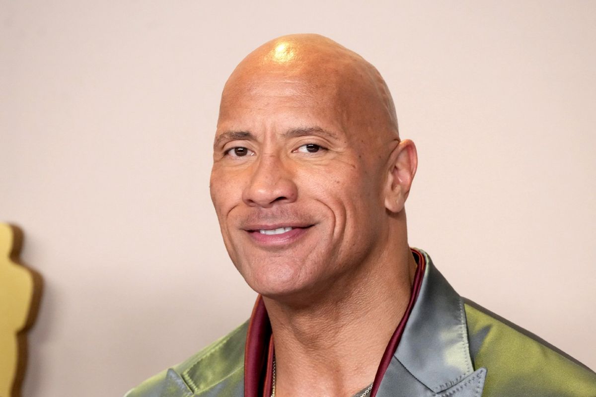 Dwayne Johnson onstage in the press room at the 96th Annual Academy Awards at Ovation Hollywood on March 10, 2024 in Hollywood, California.  (Jeff Kravitz/FilmMagic)