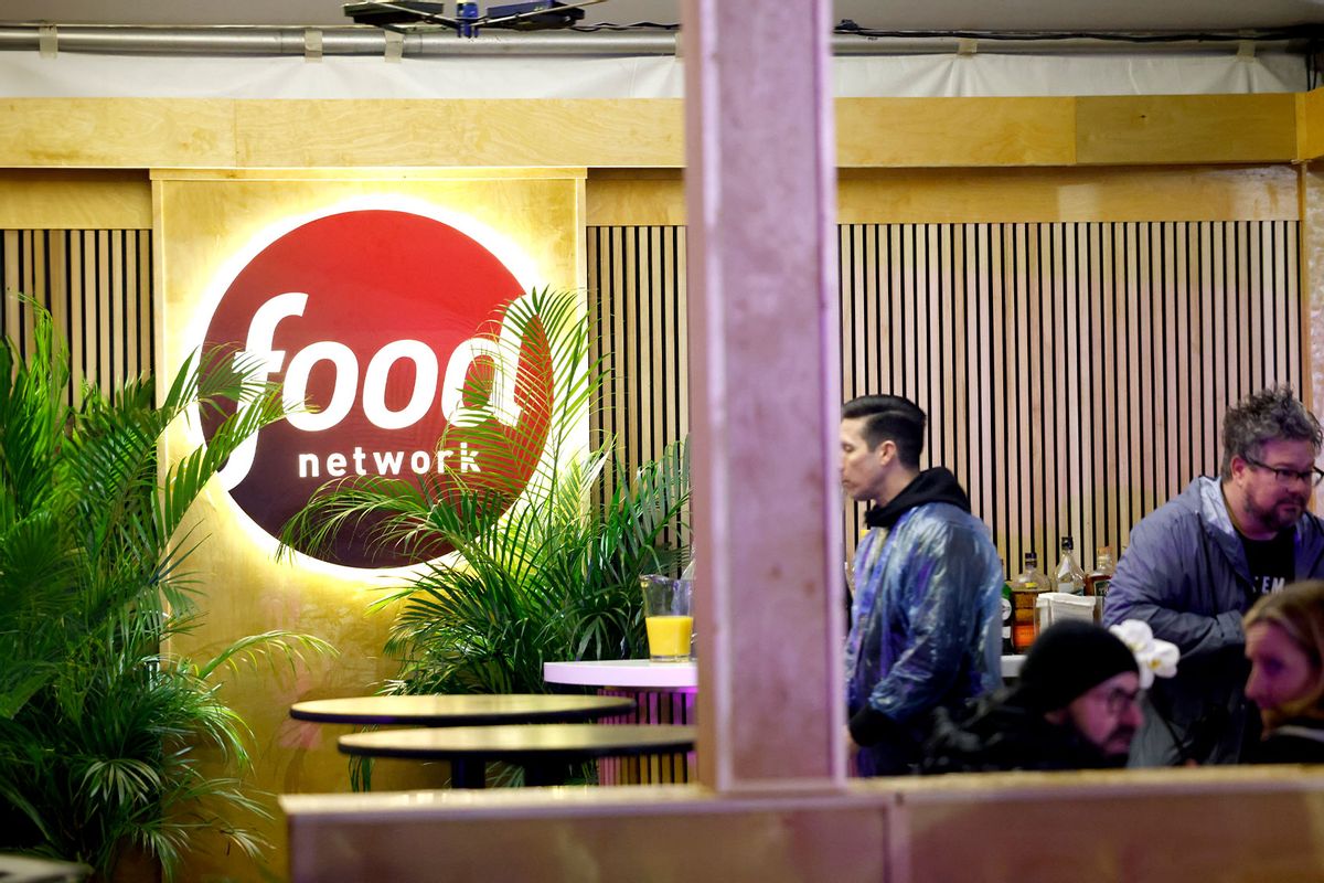 A view of Food Network's Lounge during the Food Network New York City Wine & Food Festival presented by Capital One - Tacos & Tequila hosted by the Cast of the Kitchen with a special appearance by Aaron Paul and Bryan Cranston at Pier 86 on October 14, 2023 in New York City. (Jeff Schear/Getty Images for NYCWFF)