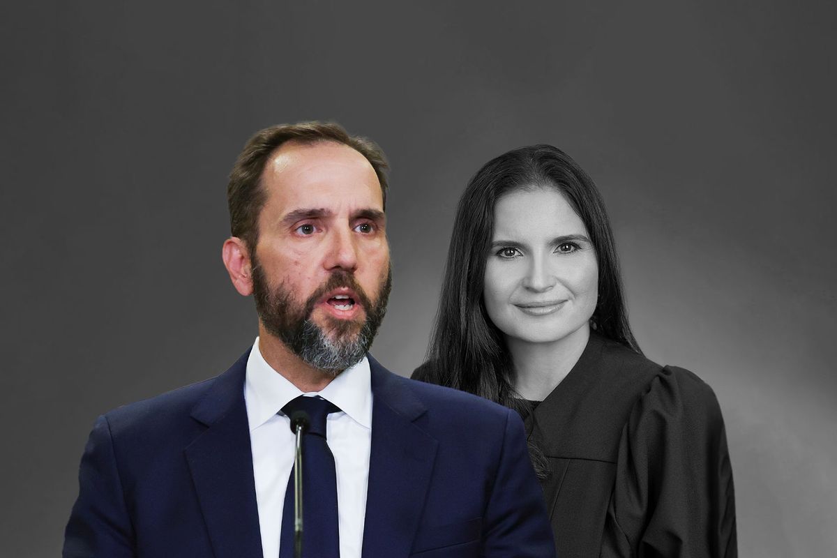 Special Counsel Jack Smith and Judge Aileen Cannon (Photo illustration by Salon/Getty Images/US District Court for the Southern District of Florida)