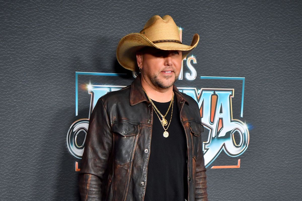 Jason Aldean attends "CMT Giants: Alabama" at The Fisher Center for the Performing Arts on January 17, 2024 in Nashville, Tennessee. (Jason Davis/Getty Images)