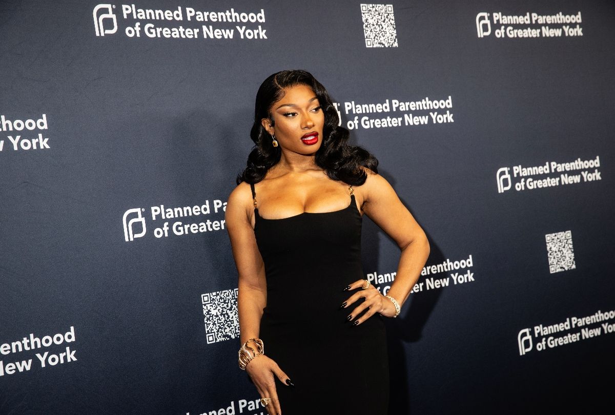 Megan Thee Stallion at Planned Parenthood Gala held at Cipriani South Street on April 16, 2024 in New York, New York (Lexie Moreland/WWD via Getty Images)