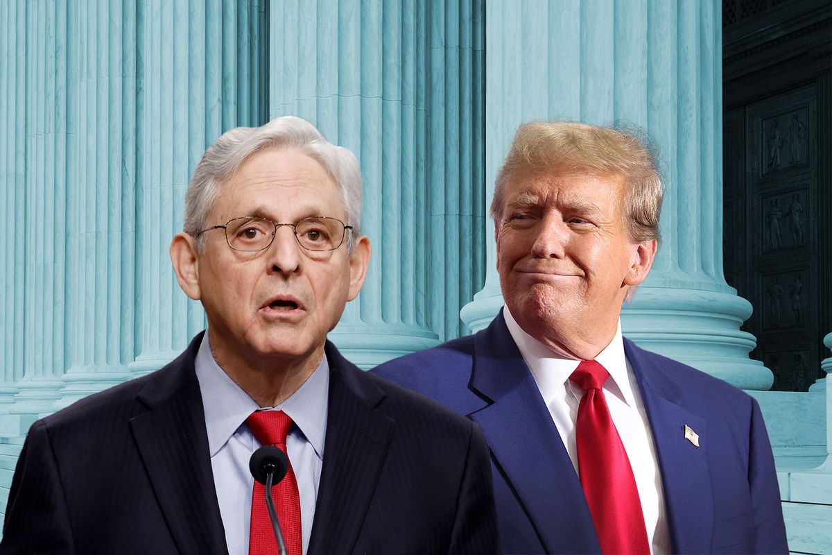 Merrick Garland and Donald Trump (Photo illustration by Salon/Getty Images)