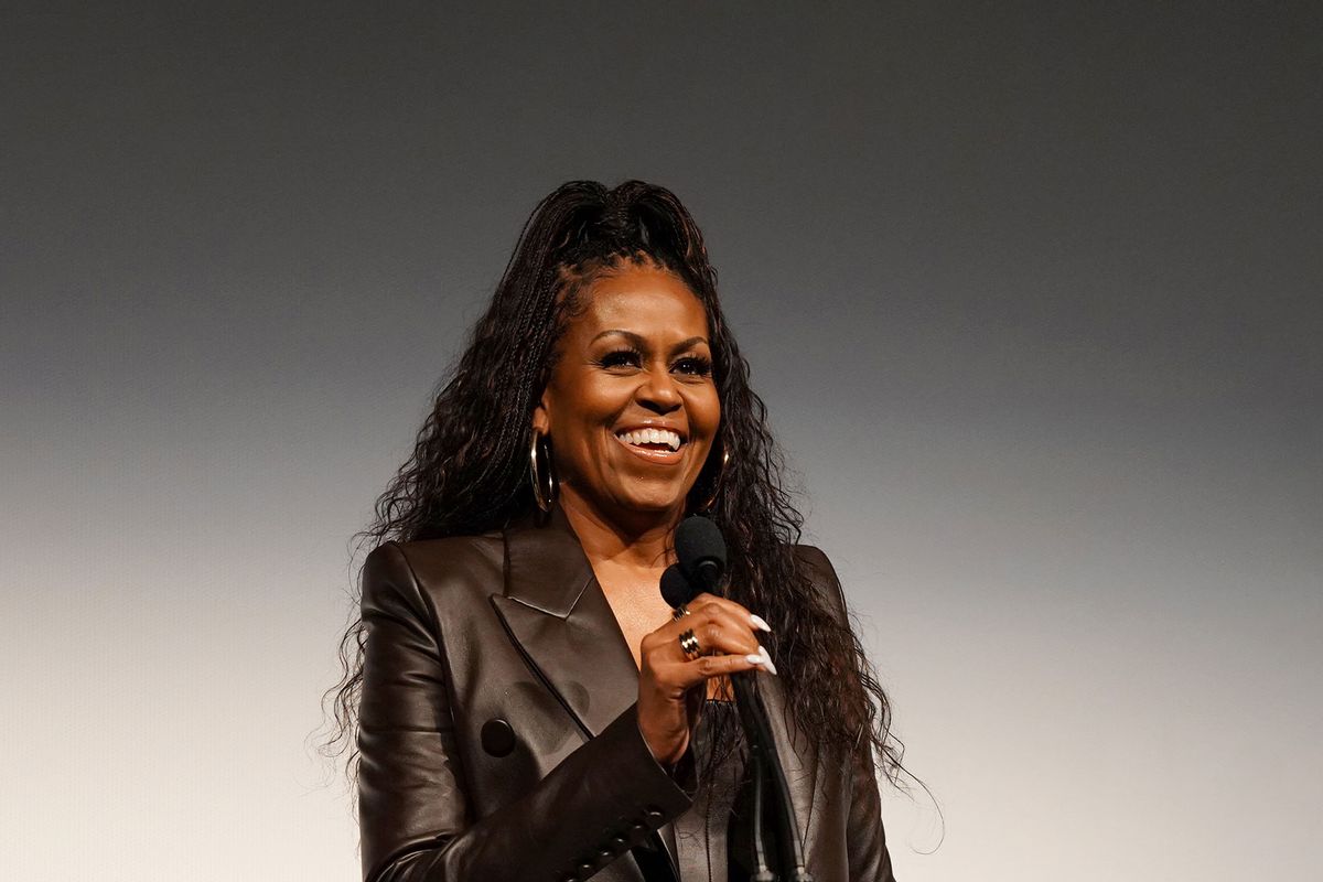 Michelle Obama attends the American Symphony New Orleans Premiere on December 07, 2023 in New Orleans, Louisiana. (Erika Goldring/Getty Images for Netflix)