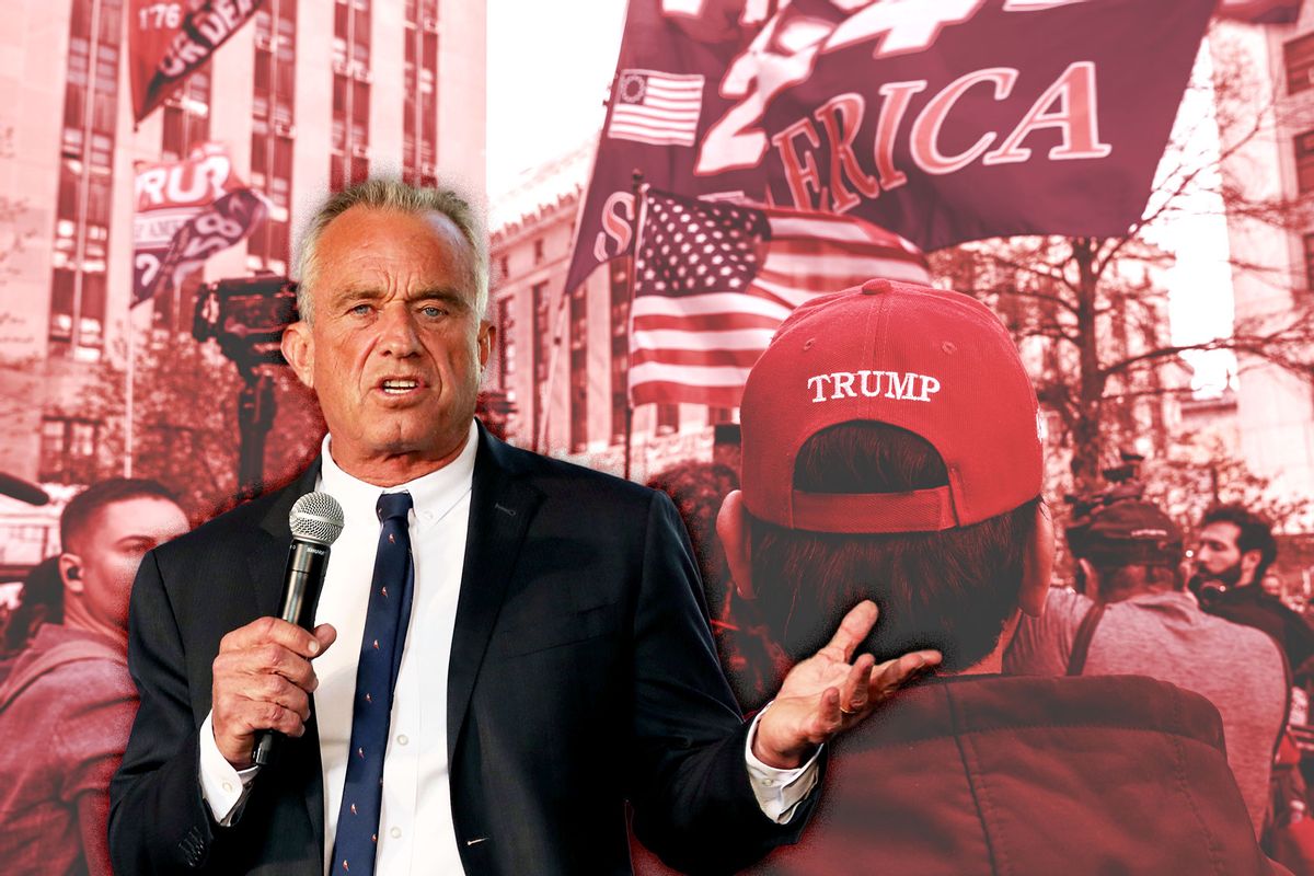 Robert F. Kennedy, Jr. | Supporters of Donald Trump (Photo illustration by Salon/Getty Images)
