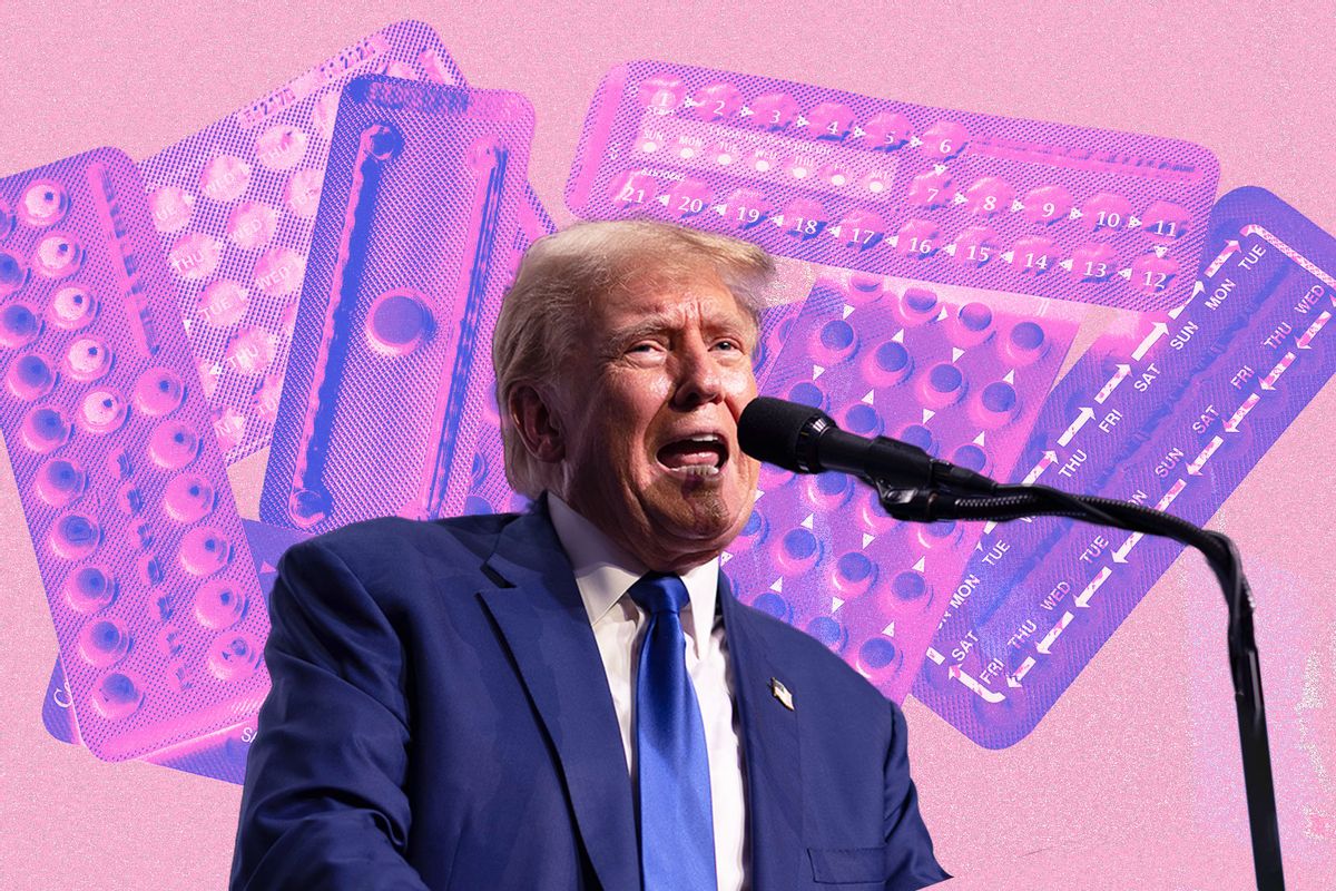 Donald Trump | Birth Control Blister Packs (Photo illustration by Salon/Getty Images)
