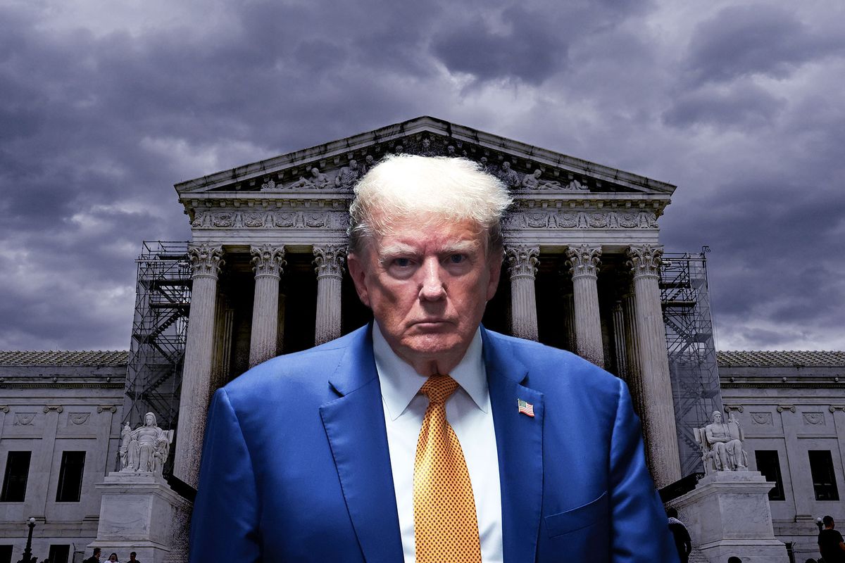 Donald Trump | The Supreme Court of the United States building (Photo illustration by Salon/Getty Images)
