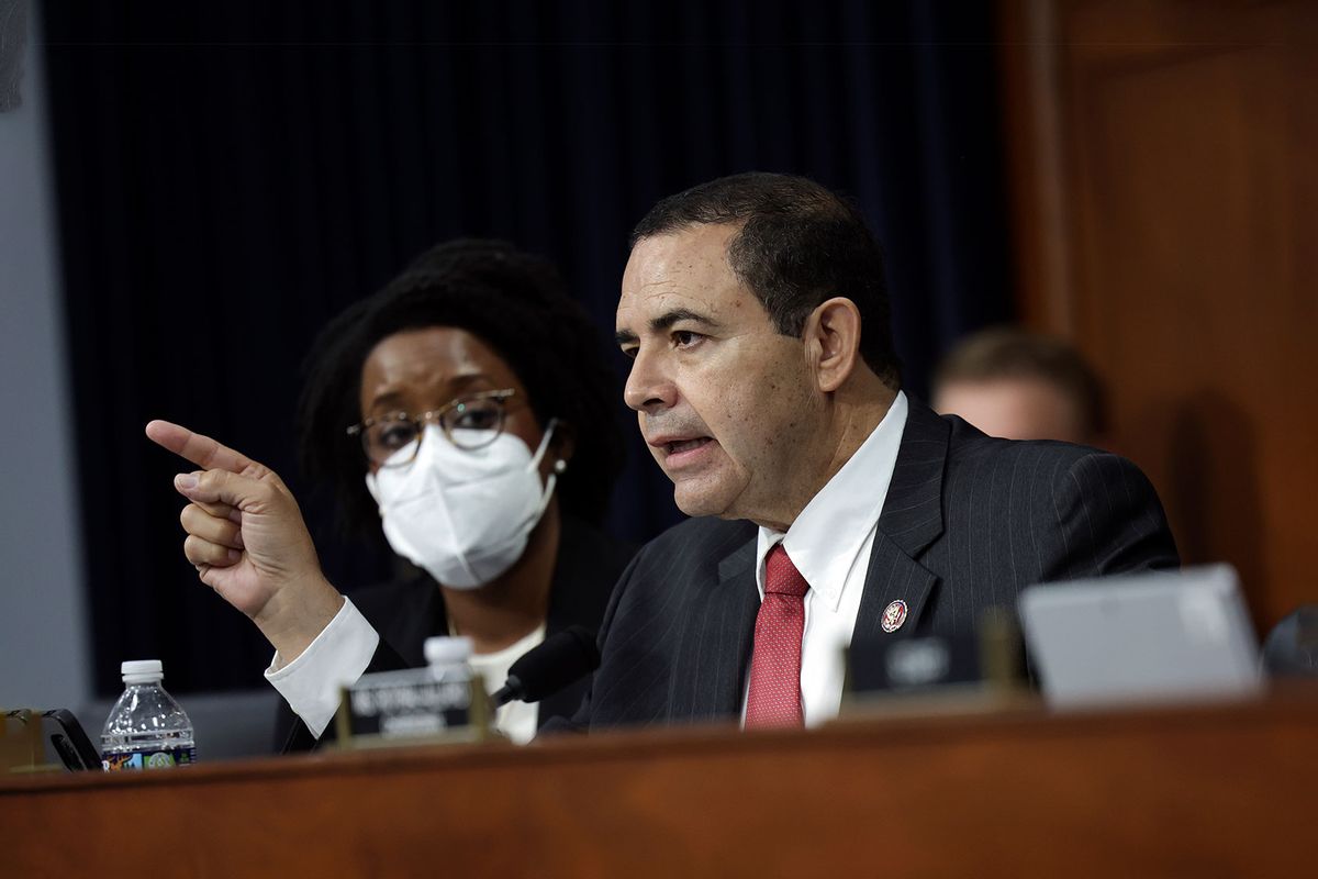 U.S. Rep. Henry Cuellar (D-TX) at House Appropriations Subcommittee on April 27, 2022 in Washington, DC. (Kevin Dietsch/Getty Images)