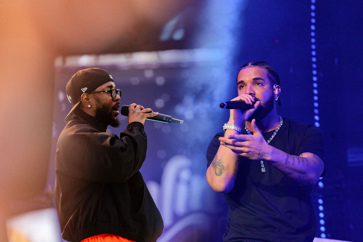 Kendrick Lamar and Drake (Photo illustration by Salon/Getty Images)