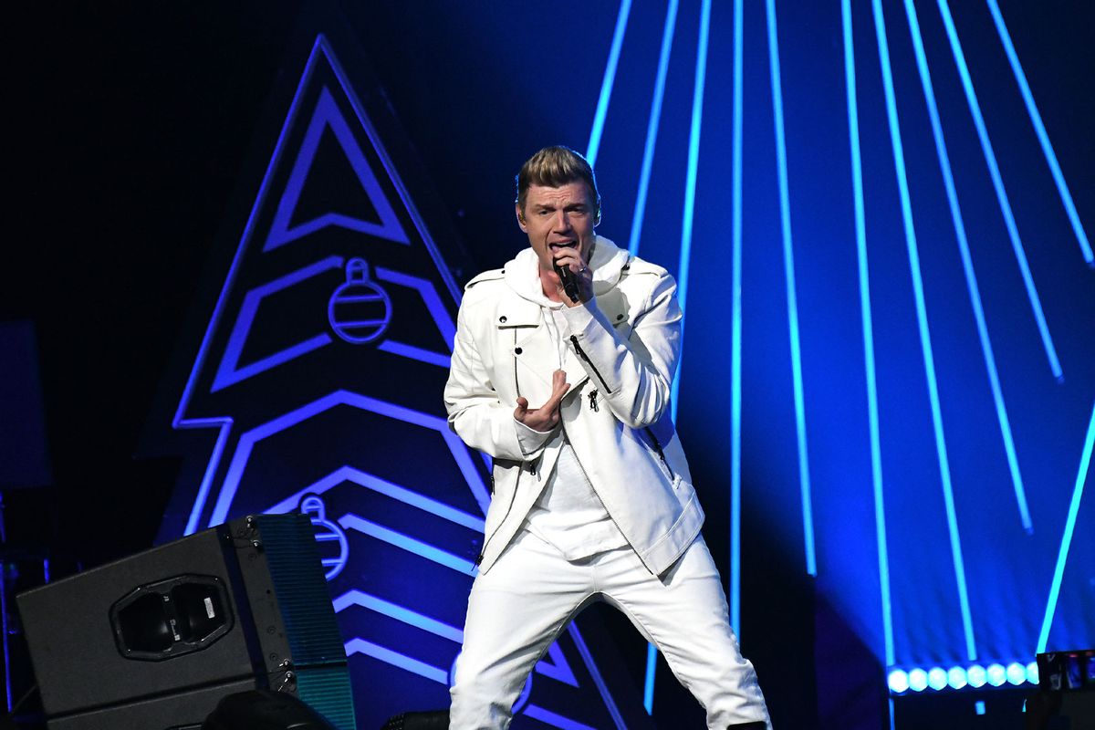 Nick Carter of the Backstreet Boys performs onstage at iHeartRadio Y100's Jingle Ball 2022 show Presented by Capital One at FLA Live Arena on December 18, 2022 in Sunrise, Florida. (Desiree Navarro/WireImage/Getty Images)