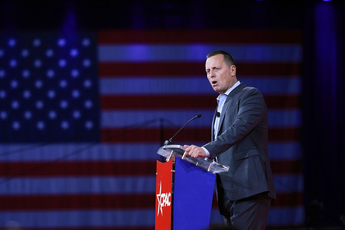 Richard Grenell, former acting Director of the United States National Intelligence, speaks during the Conservative Political Action Conference (CPAC) at The Rosen Shingle Creek on February 25, 2022 in Orlando, Florida. (Joe Raedle/Getty Images)