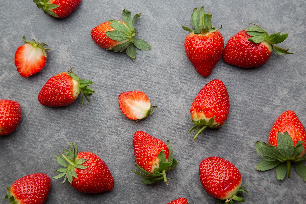 Beautiful bright red fresh strawberries (Getty Images/Jennifer A Smith)