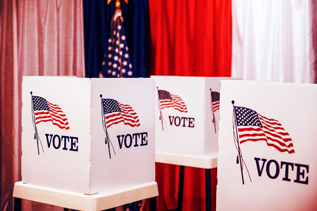 Voting booths (Getty Images/cmannphoto)