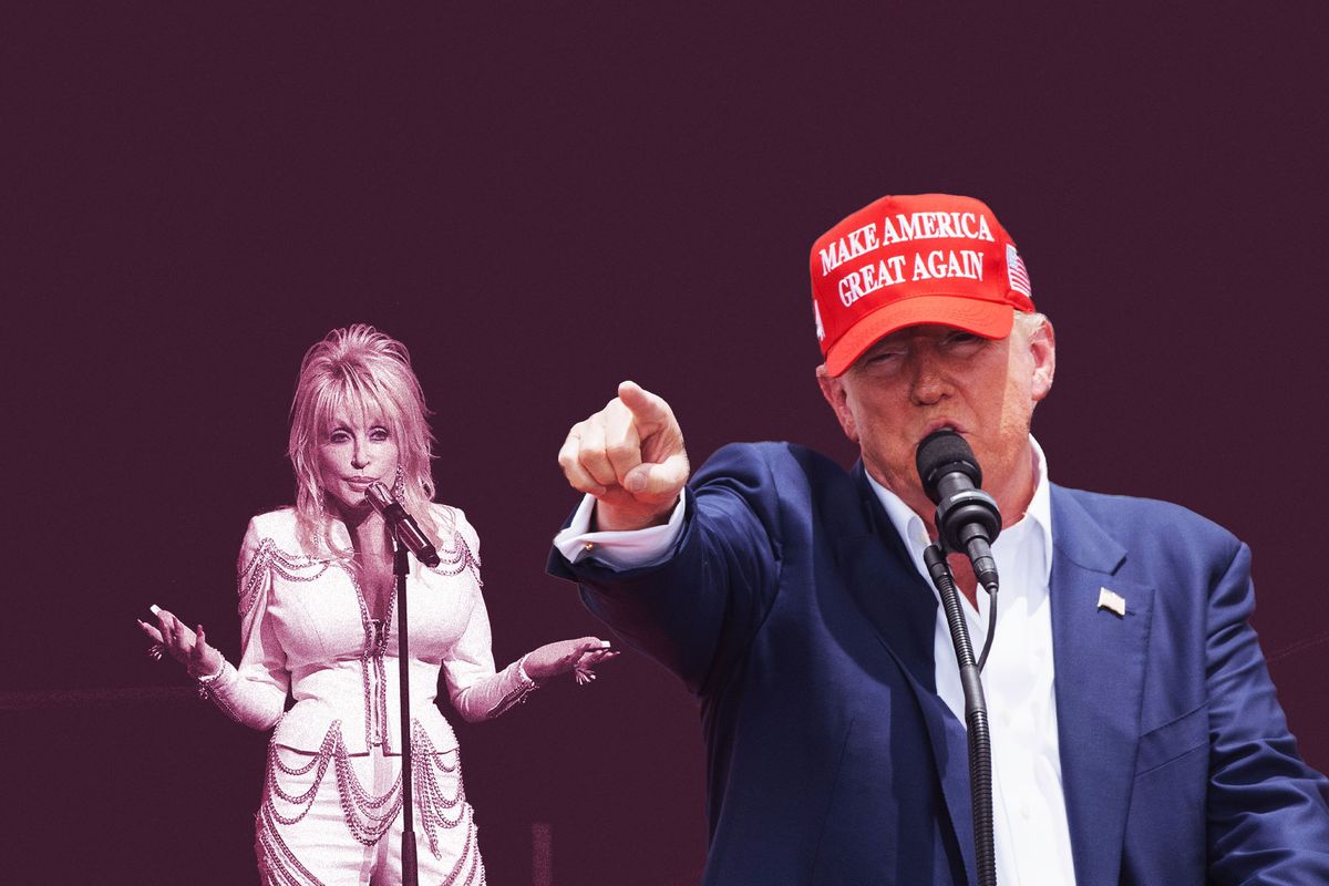 Dolly Parton and Donald Trump (Photo illustration by Salon/Getty Images)