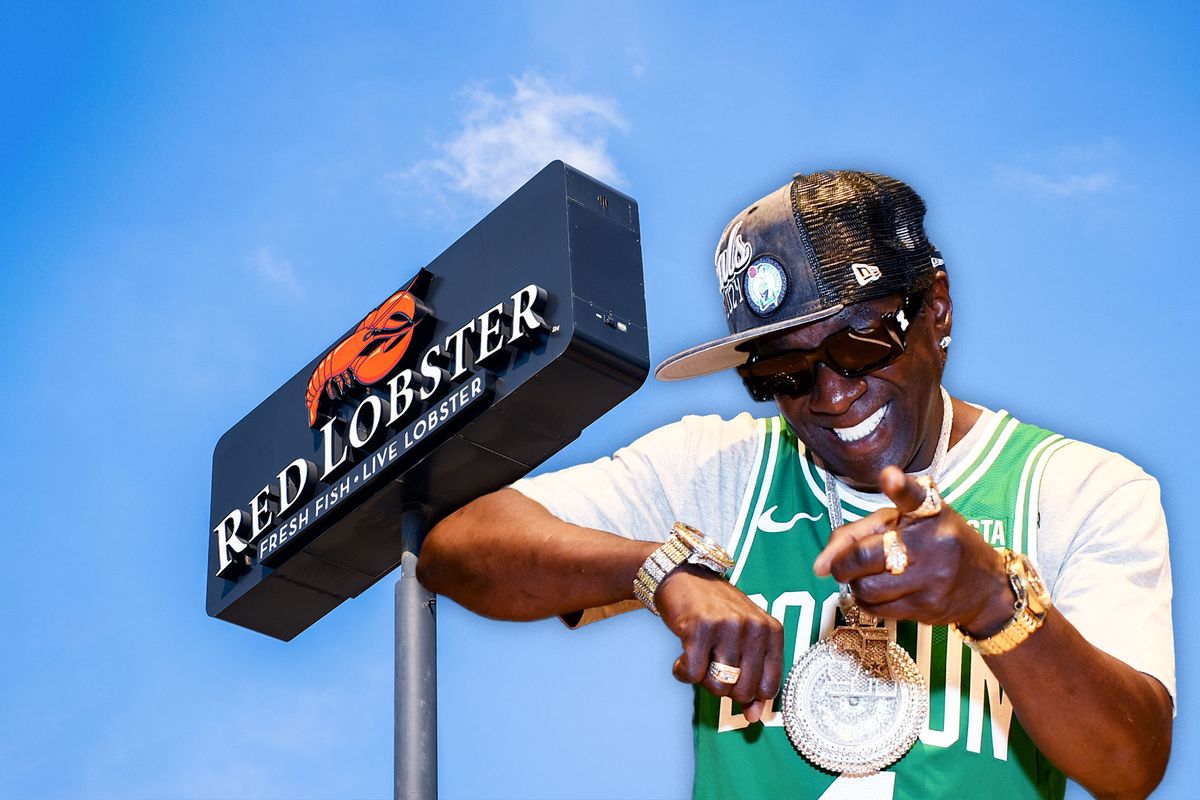 Flavor Flav | Red Lobster sign (Photo illustration by Salon/Getty Images)