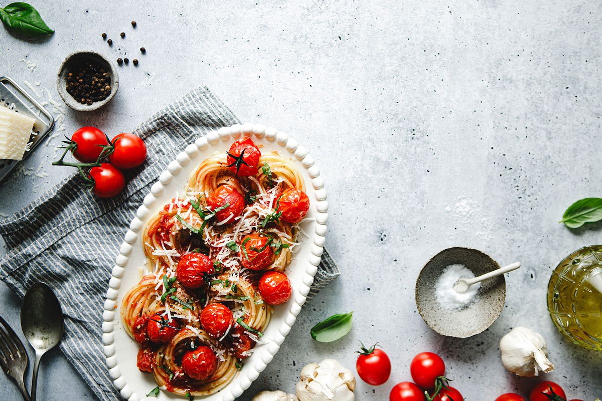 Homemade Tomato Basil Pasta (Getty Images/alvarez)