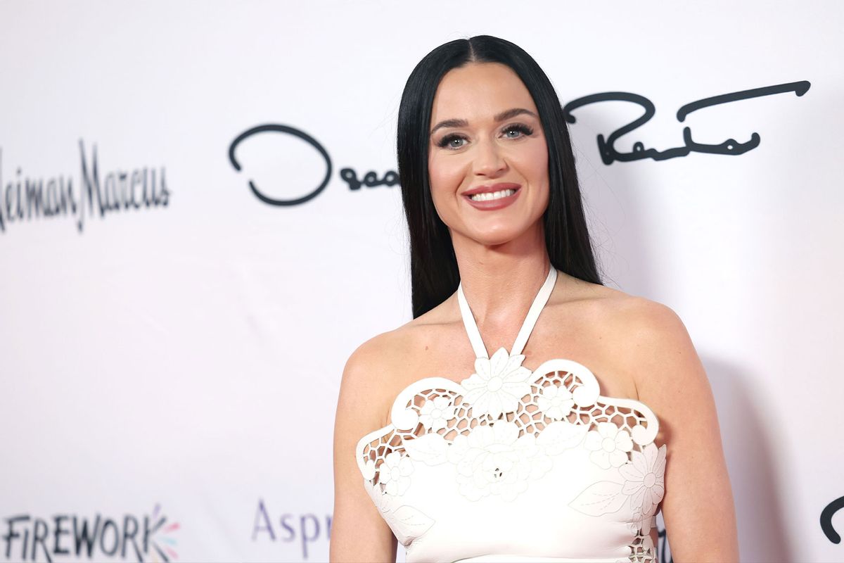 Katy Perry attends the 35th Annual Colleagues Spring Luncheon & Oscar de la Renta Fashion Show at Beverly Wilshire, A Four Seasons Hotel on April 25, 2024 in Beverly Hills, California. (Monica Schipper/Getty Images)