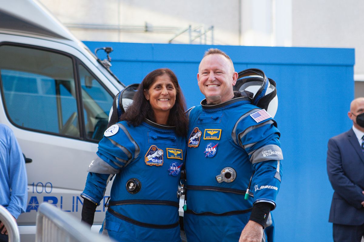 NASA’s Boeing Crew Flight Test astronauts Butch Wilmore and Suni Williams (KSC/NASA/Francisco Martin)