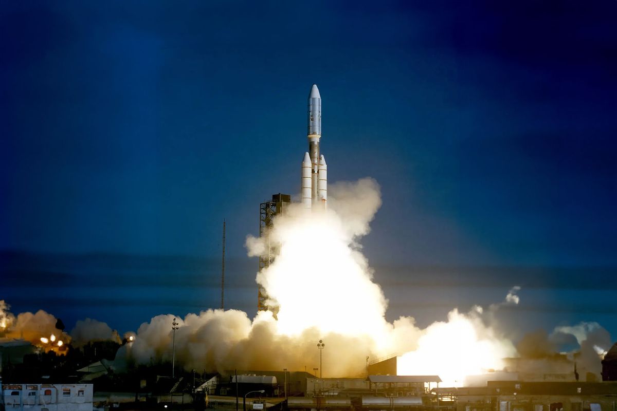 NASA’s Voyager 1 spacecraft launched atop its Titan/Centaur-6 launch vehicle from the Kennedy Space Center Launch Complex in Florida on September 5, 1977. (NASA)
