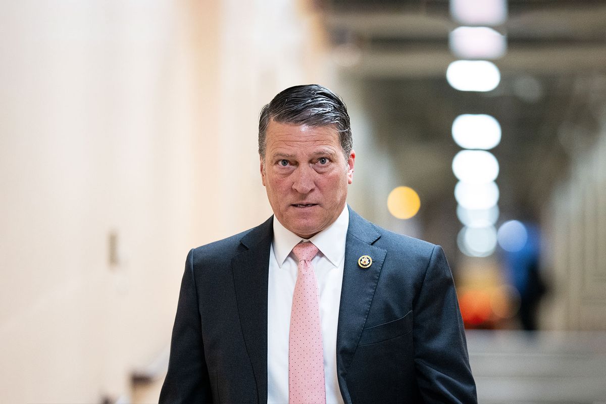 Rep. Ronny Jackson, R-Texas, arrives for the House Republican Conference caucus meeting in the Capitol on Wednesday, June 12, 2024. (Bill Clark/CQ-Roll Call, Inc via Getty Images)