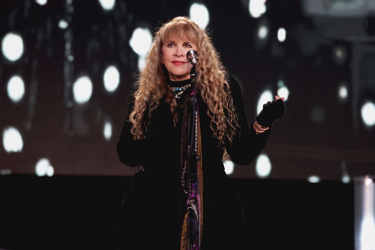 Stevie Nicks performs onstage during 38th Annual Rock & Roll Hall Of Fame Induction Ceremony at Barclays Center on November 03, 2023 in New York City. (Mike Coppola/WireImage/Getty Images)